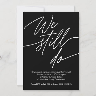 Vow Renewal Invitations Script simple