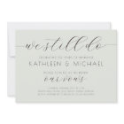 Vow Renouvellement Invitation Élégante Nous Faison