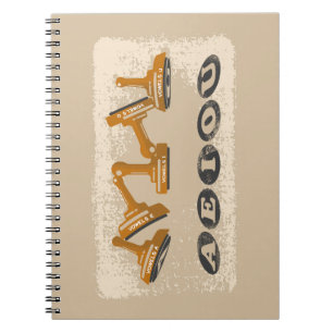 Vowels AEIOU English language Notebook