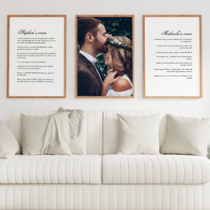 Vows et photo du Mariage du couple marié