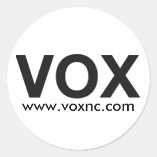 VOX Logo (Sticker) Classic Round Sticker