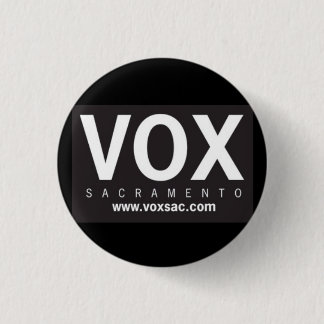 VOX_LogoBLK_HR 1 Inch Round Button