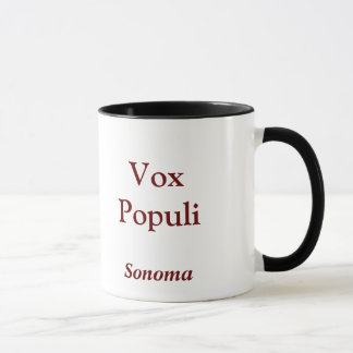 Vox Populi tasse de Sonoma