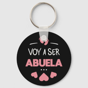 Voy a ser abuela tote bag keychain