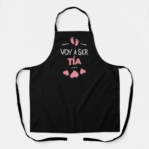 Voy a ser tia apron