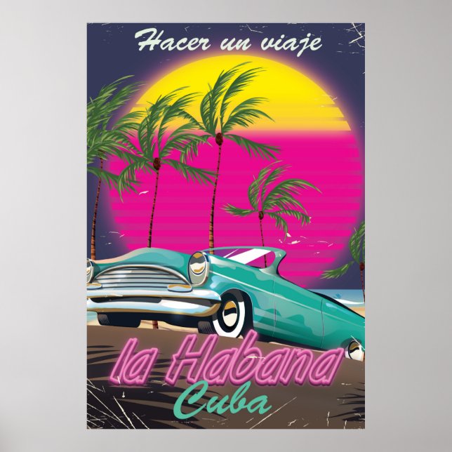 Voyage à Cuba Reto 1985 poster (Devant)