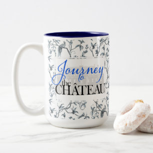 Voyage au Château Peacock Toile Motif Mug