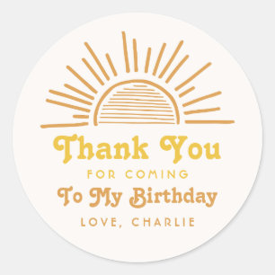 Voyage Autour Du Sticker Soleil   Merci Sun