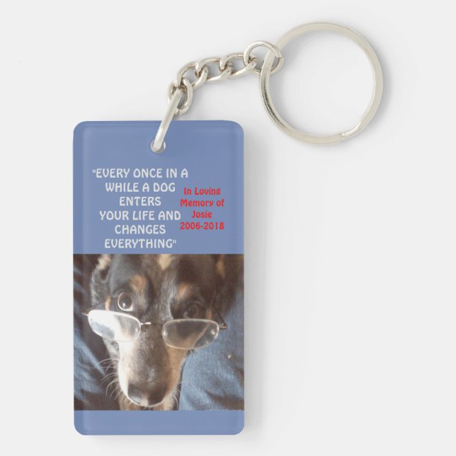 VOYAGE AVEC UN CHIEN - porte - clé (Dos)