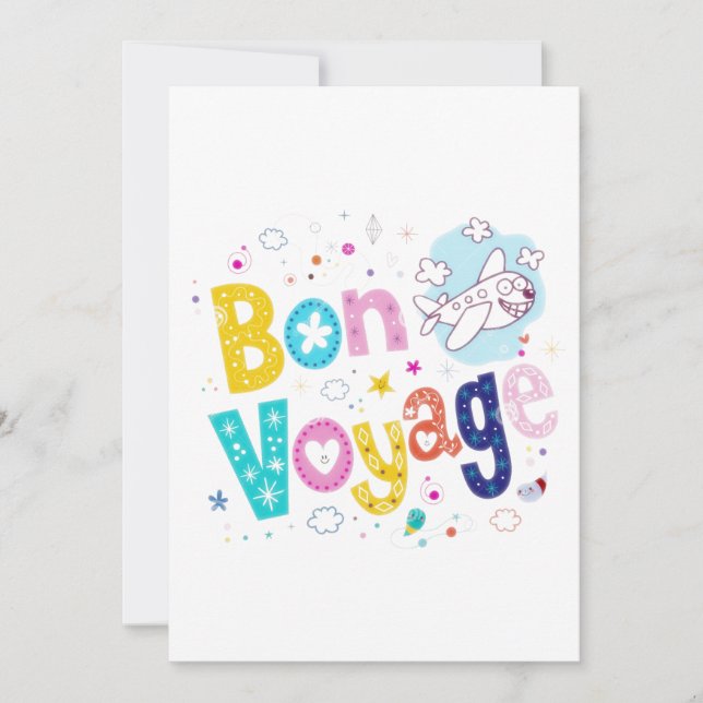 ***VOYAGE BON*** INVITATION À LA FÊTE (Devant)