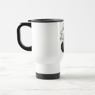 Voyage Chat éffrayant & Mug Fantôme - Coupe de café Hallo