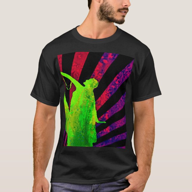 Voyage dans le temps T-shirt noir (Devant)