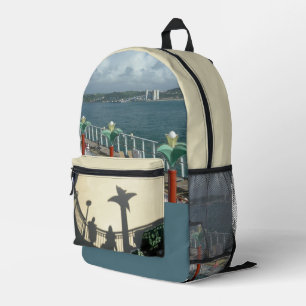 Voyage de croisière sur le sac à dos imprimé