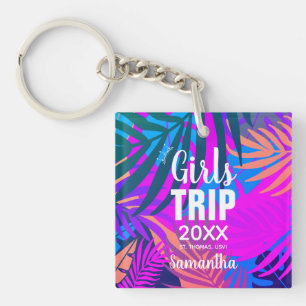 Voyage de filles tropicales avec Couronne, Année &
