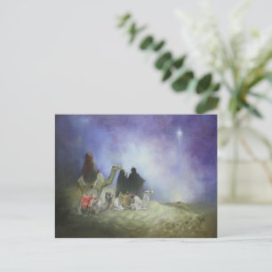 Voyage de la carte postale des fêtes de Mages