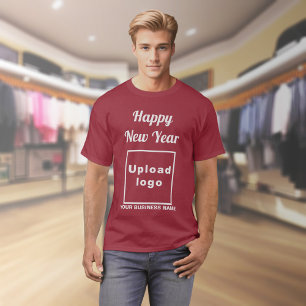 Voyage de Nouvel An sur T-shirt Maroon