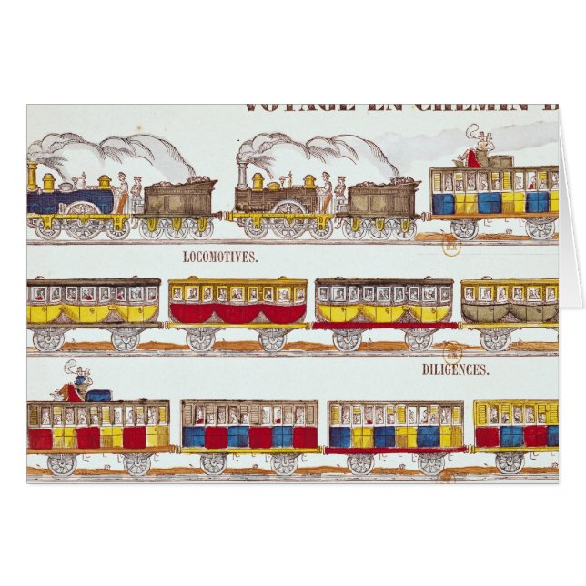 Voyage de rail en 1845 (Devant horizontal)