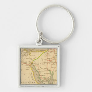 Voyage des Israelites depuis leur sortie d'Egypte Keychain
