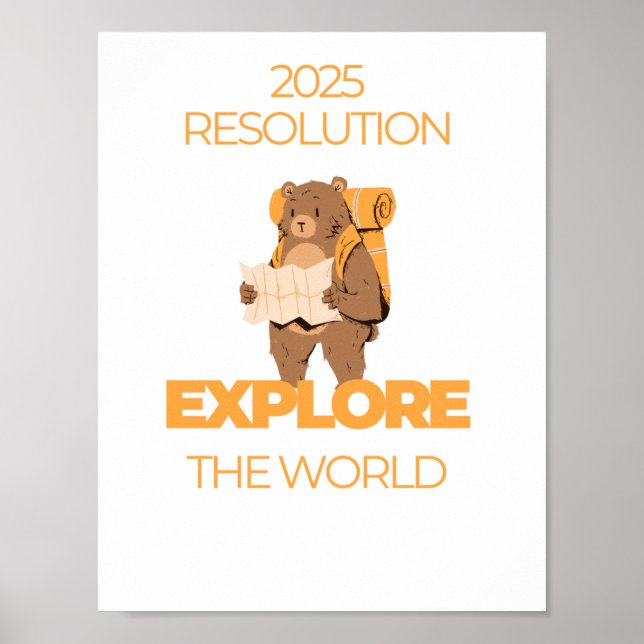 Voyage devis Explorer le monde Poster (Devant)