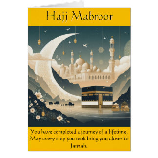 Voyage d'une carte Hajj à vie