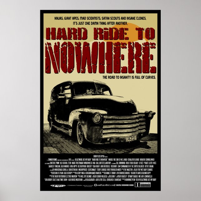 Voyage dur vers nulle part Poster officiel (Devant)