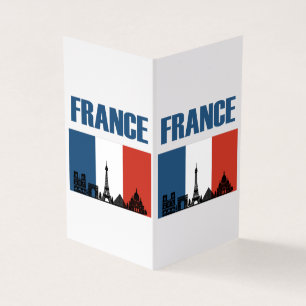 Voyage en France - Ciel de Paris Drapeau Français