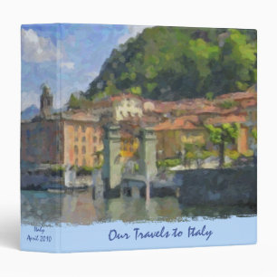 Voyage et classeur italiens de recette