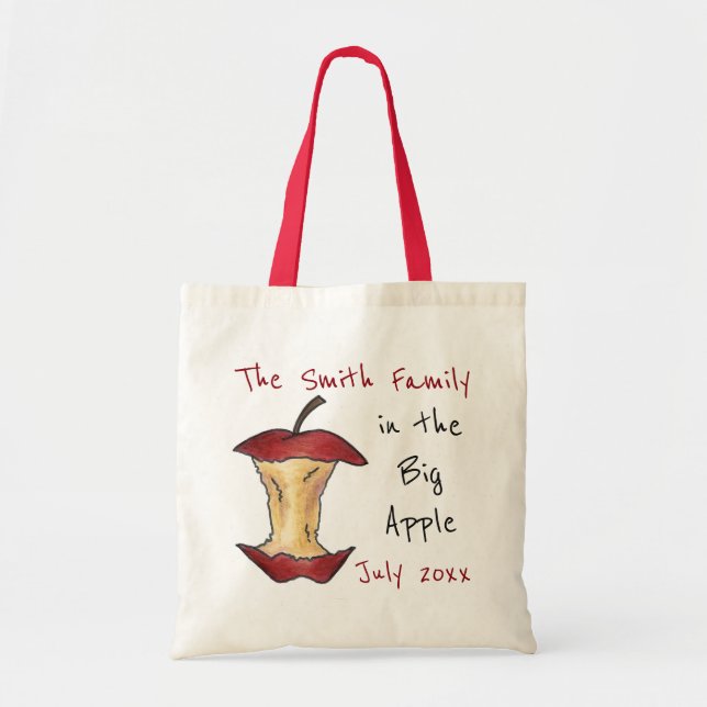 Voyage familial personnalisé Big Apple Sac fourre- (Devant)