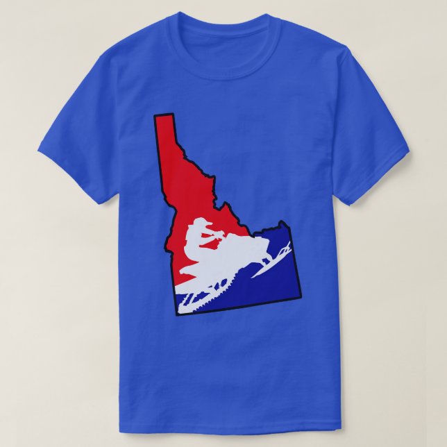 Voyage Idaho Snowmobile TShirt (Design devant)
