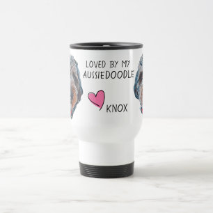 VOYAGE J'AIME MA MUG DE CAFÉ AUSSIEDOODLE
