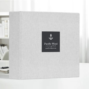 Voyage Journal Beige Linen Fabric Texture Binder