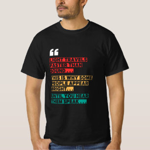 "Voyage léger plus vite que son" Drôle T-shirt