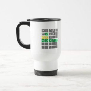 Voyage Mug de mot personnalisé