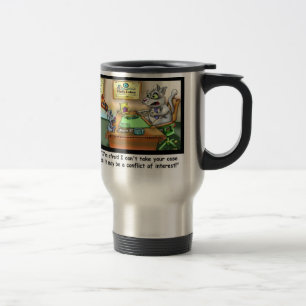 Voyage Mug drôle de chat et d'avocat pour les voyages amu