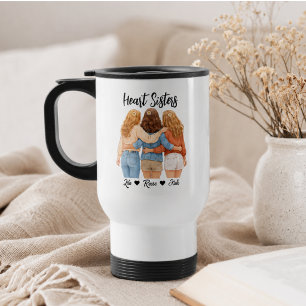 Voyage Mug Meilleure Amie Personnalisé   Fête de l'Amitié