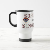 Mug Super Hero de maman célibataire