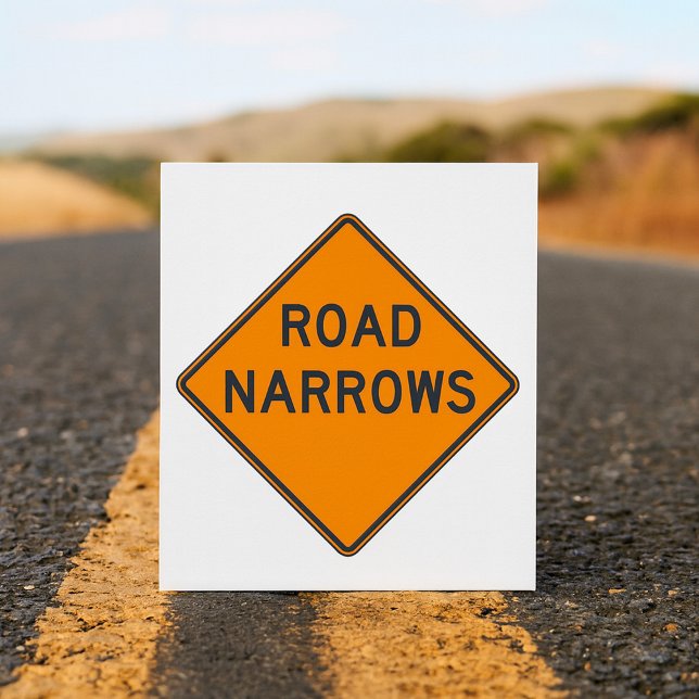 Voyage Narrows Road Sign Invitations (Créateur téléchargé)