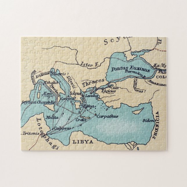 VOYAGE OF THE ARGONAUTS JIGSAW PUZZLE (Horizontal)