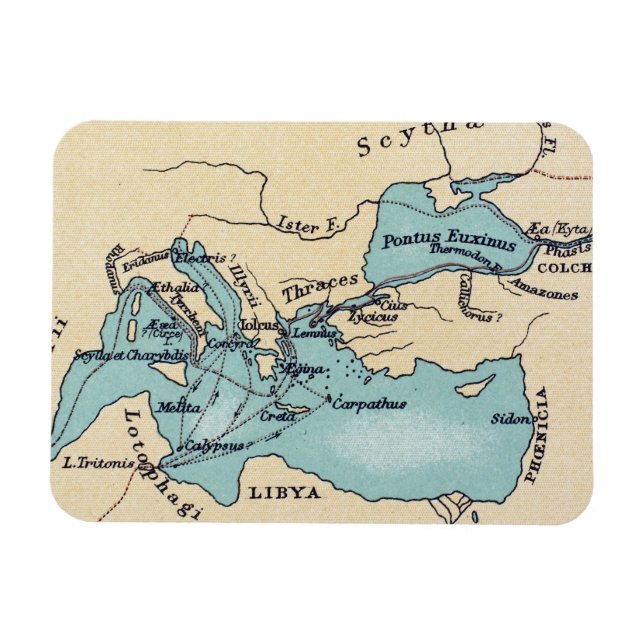 VOYAGE OF THE ARGONAUTS MAGNET (Horizontal)