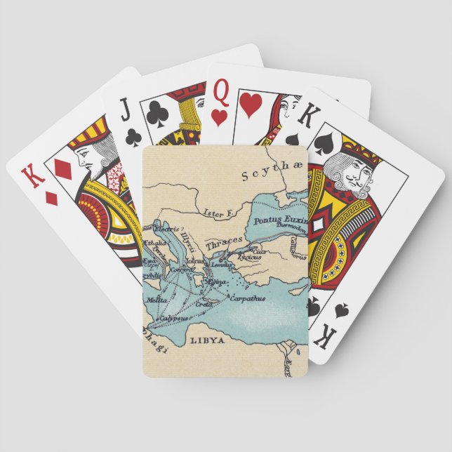 VOYAGE OF THE ARGONAUTS PLAYING CARDS (Back)