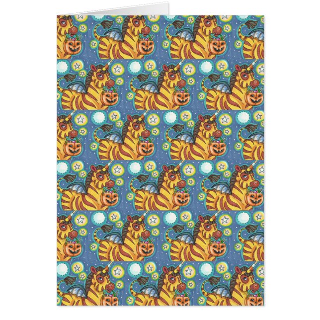 VOYAGE OU TRAITEMENT BAT WING ZEBRA HALLOWEEN CART (Devant)