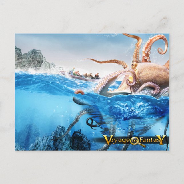 Voyage par carte postale vers l'Imaginaire - Le Cr (Devant)