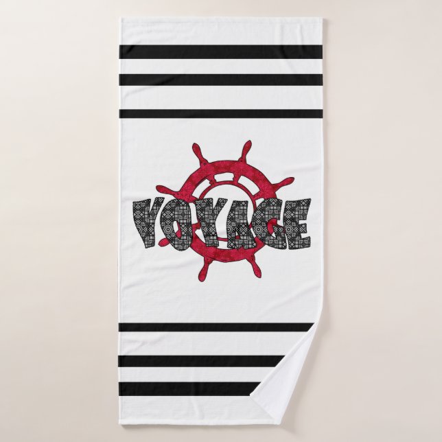 Voyage, sea bath towel (Bath Towel)