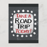 Voyage sur route Carte postale Aujourd'hui