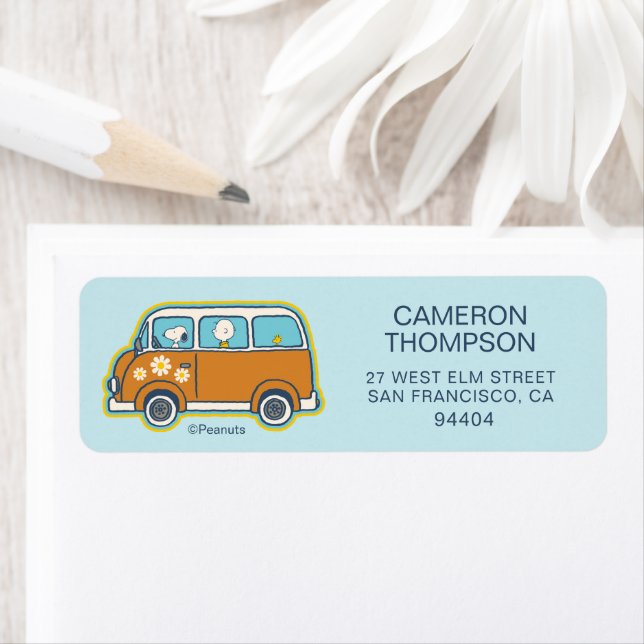 Voyage sur route | Peanuts Road Trip Van (En situation)