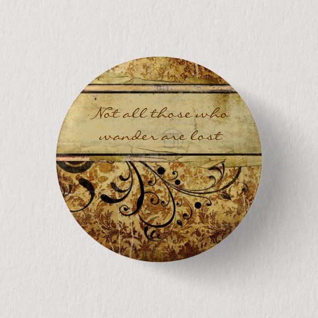 Voyage swipes in 1 inch round button (Front)