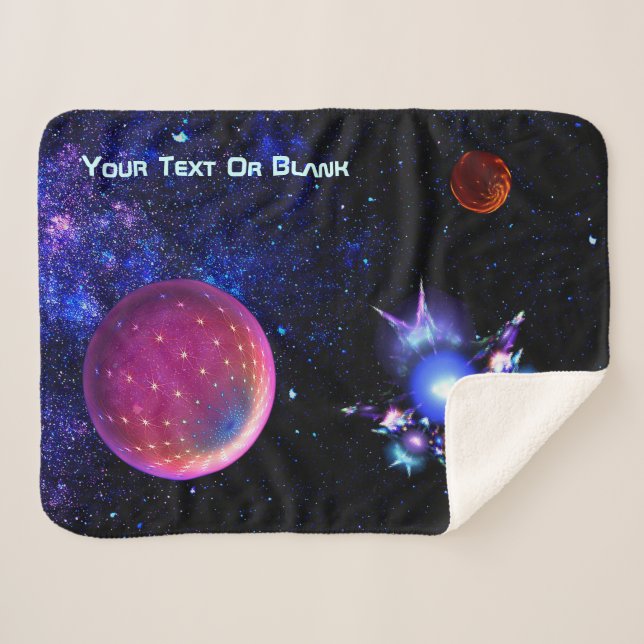 Voyage to Nzgrshdekl Sherpa Blanket (Front (Horizontal))