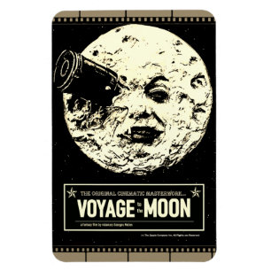*VOYAGE to the MOON* Flexible Magnet