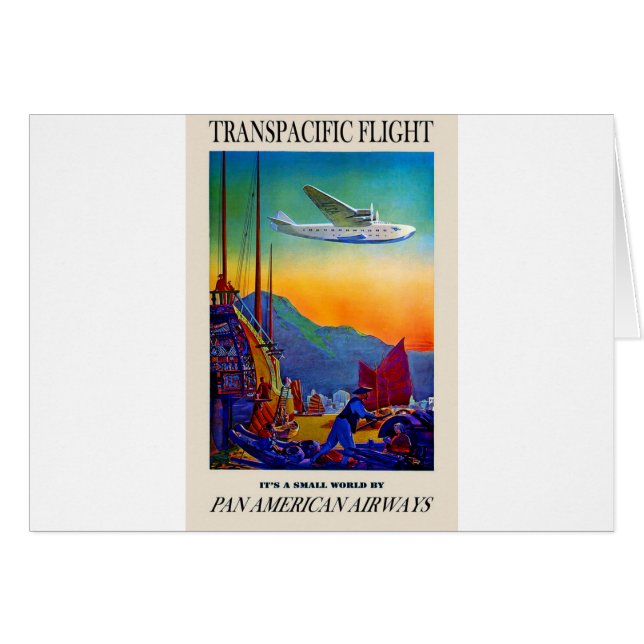 Voyage transpacifique vintage (Devant horizontal)