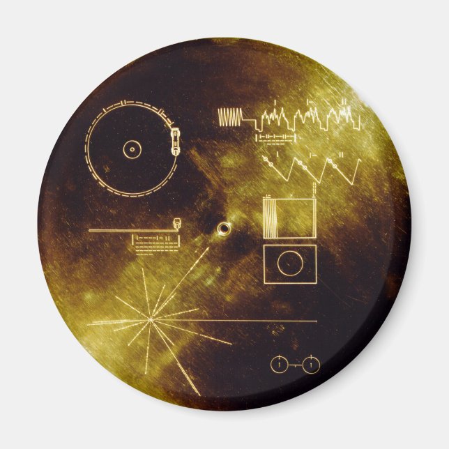 Voyager 1 & 2 magnet (Front)